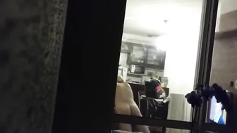 Neighbor Caught Fucking Through Window