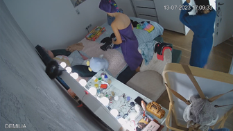 Two Hot Young Latinas Changing Clothes